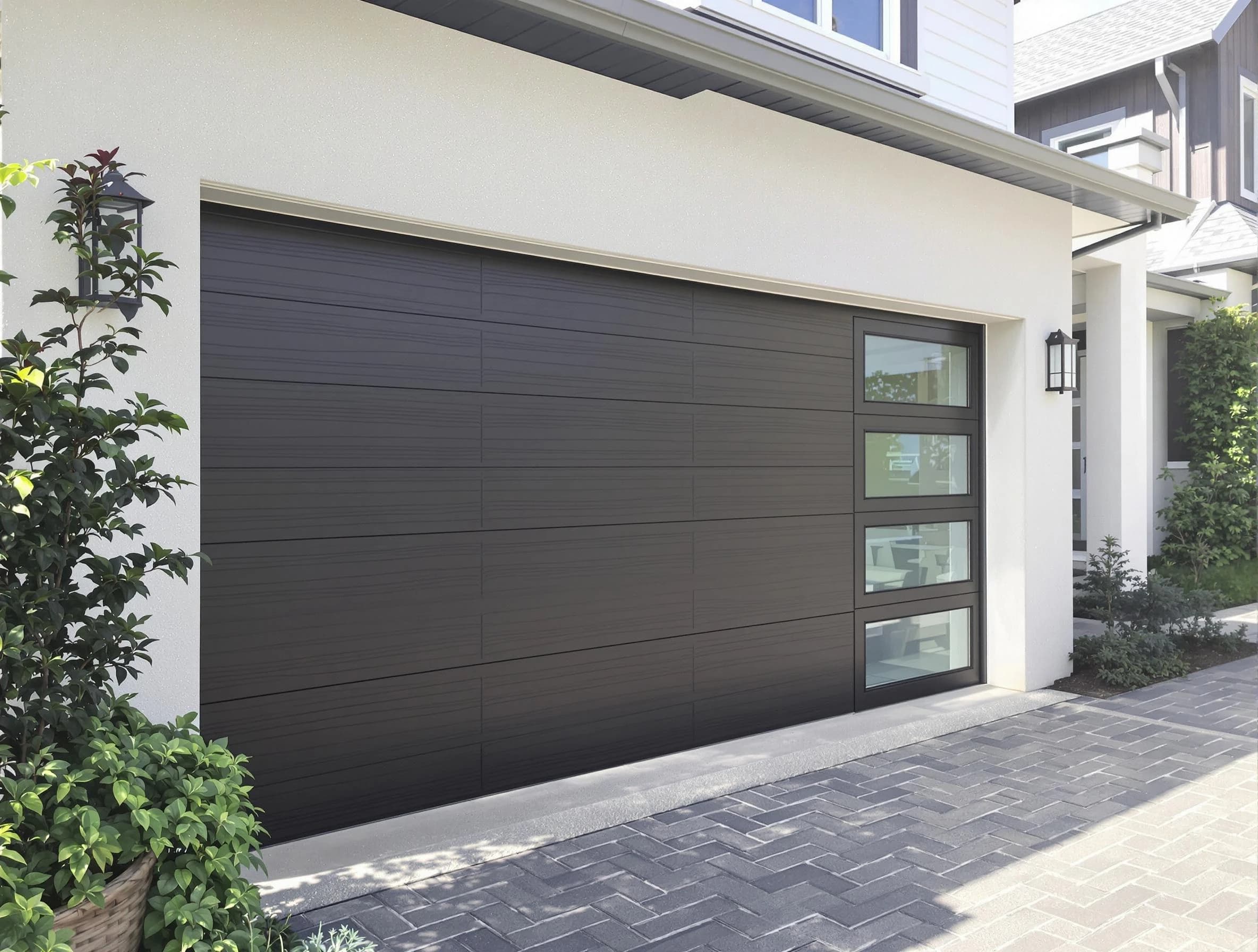 Custom garage door installation by Bernards Garage Door Repair in Bernards