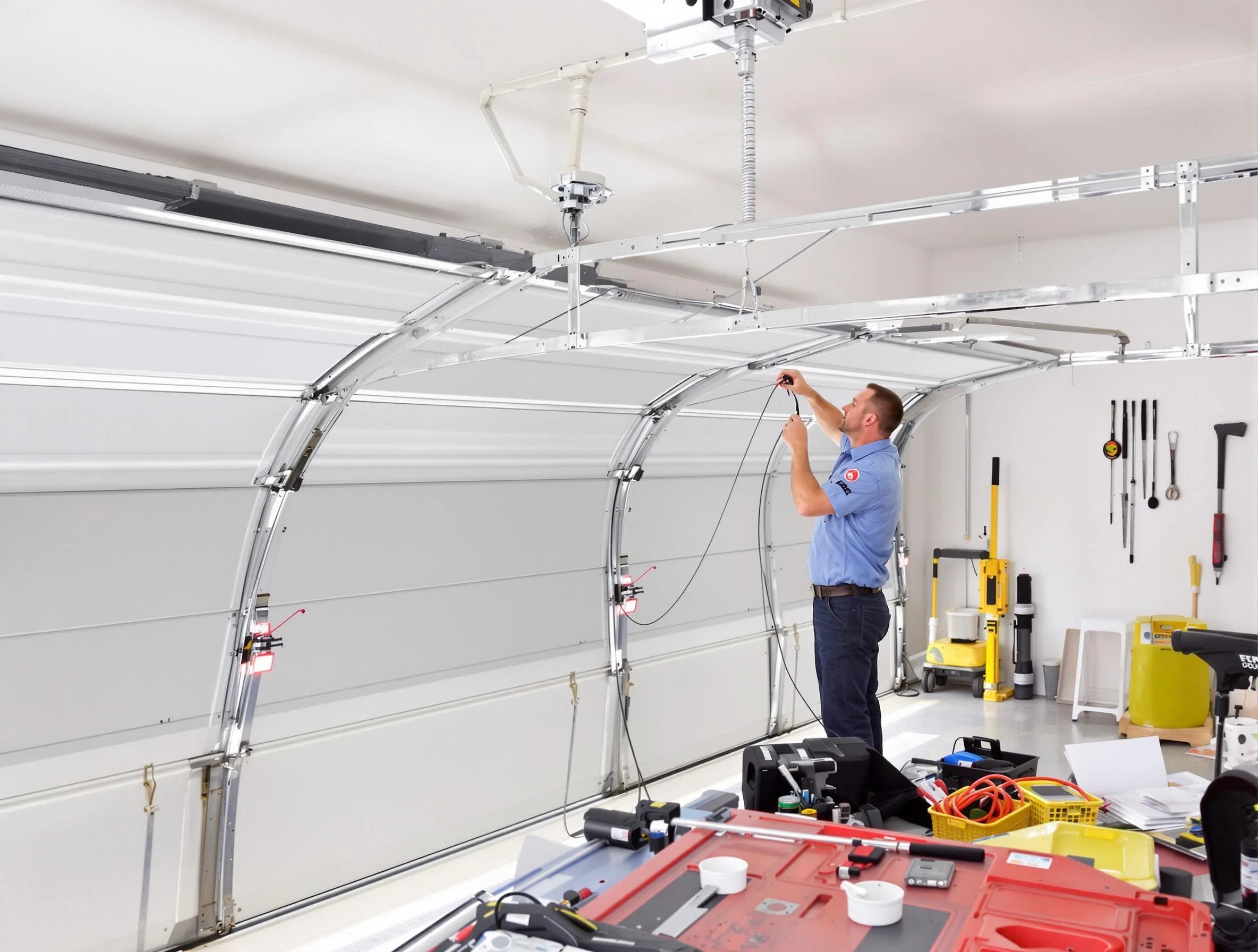 Garage door cable repair service by Bernards Garage Door Repair in Bernards