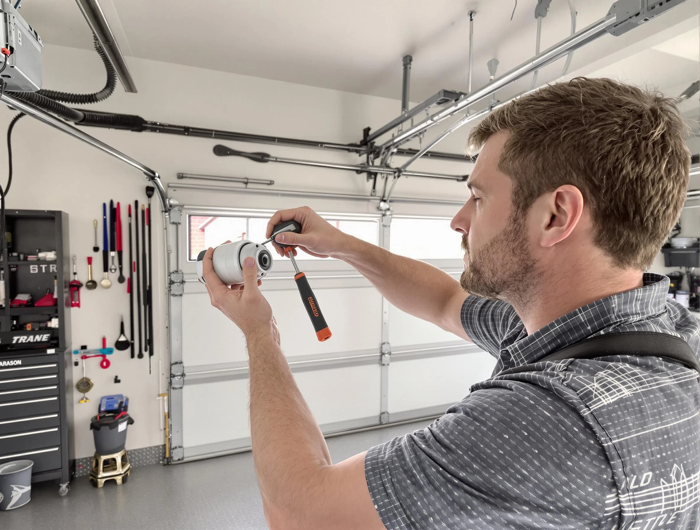 Garage door opener repair service by Bernards Garage Door Repair in Bernards