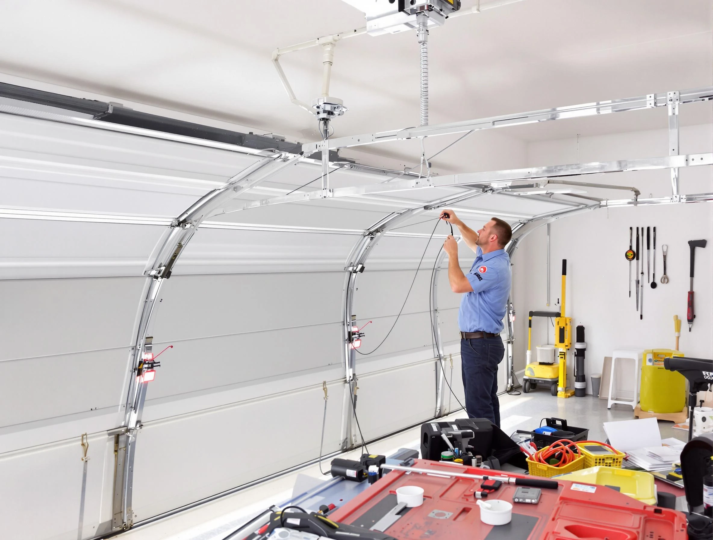Garage door cable repair service by Bernards Garage Door Repair in Bernards