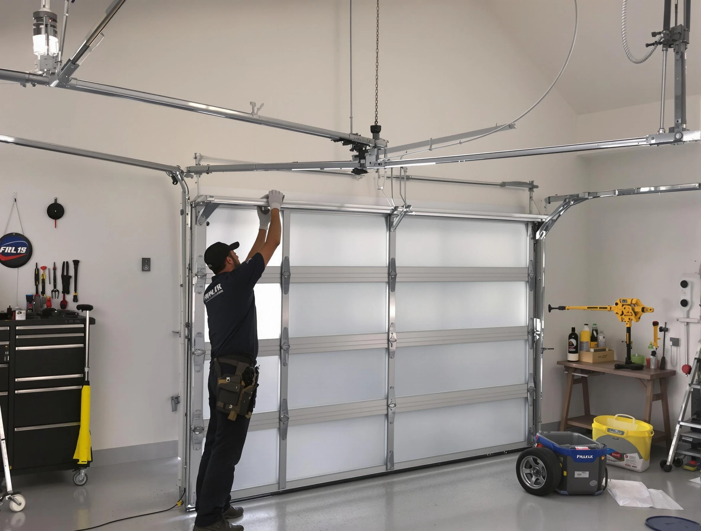 Bernards Garage Door Repair certified team performing precision garage door installation in Bernards