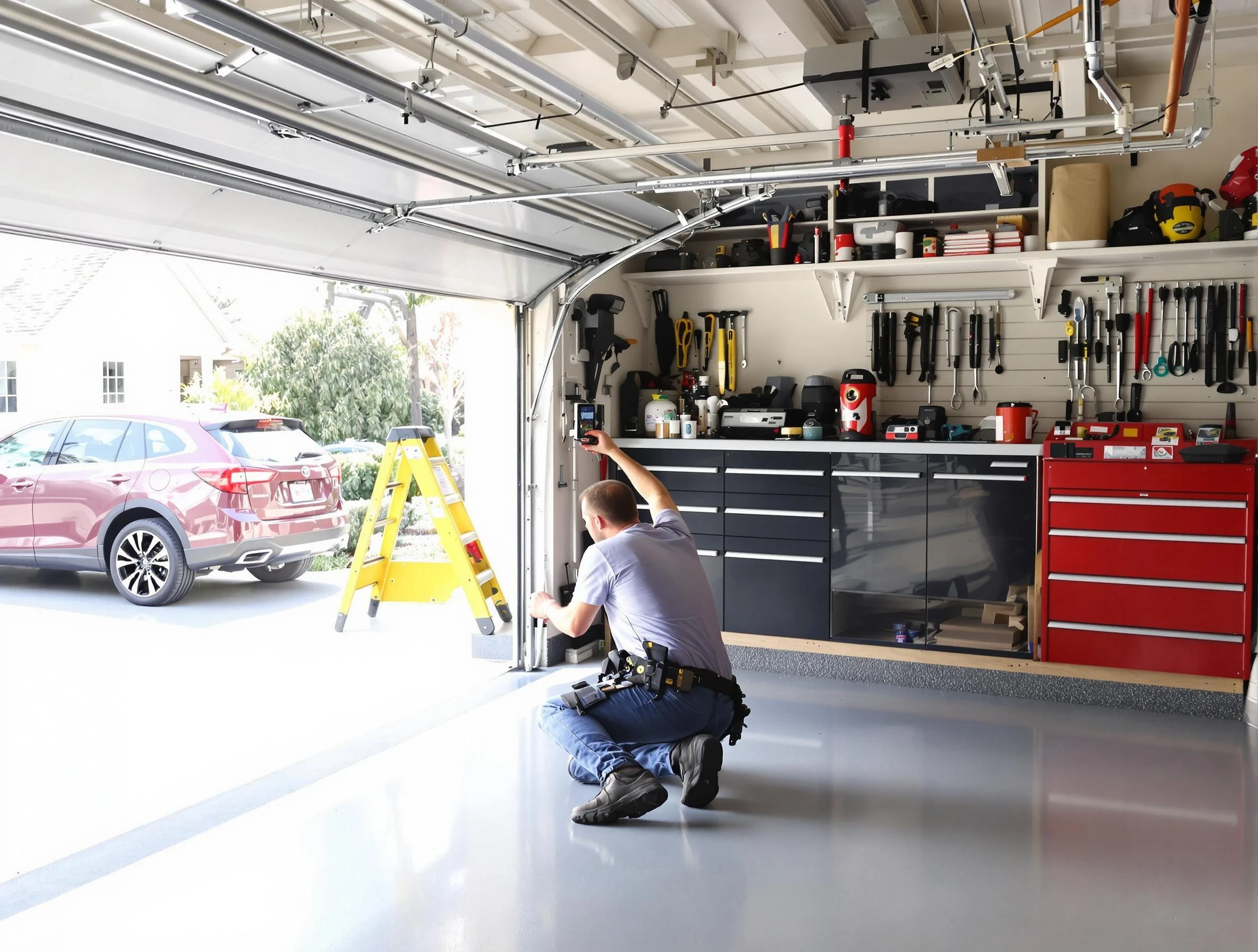 Local garage door repair service by Bernards Garage Door Repair in Bernards
