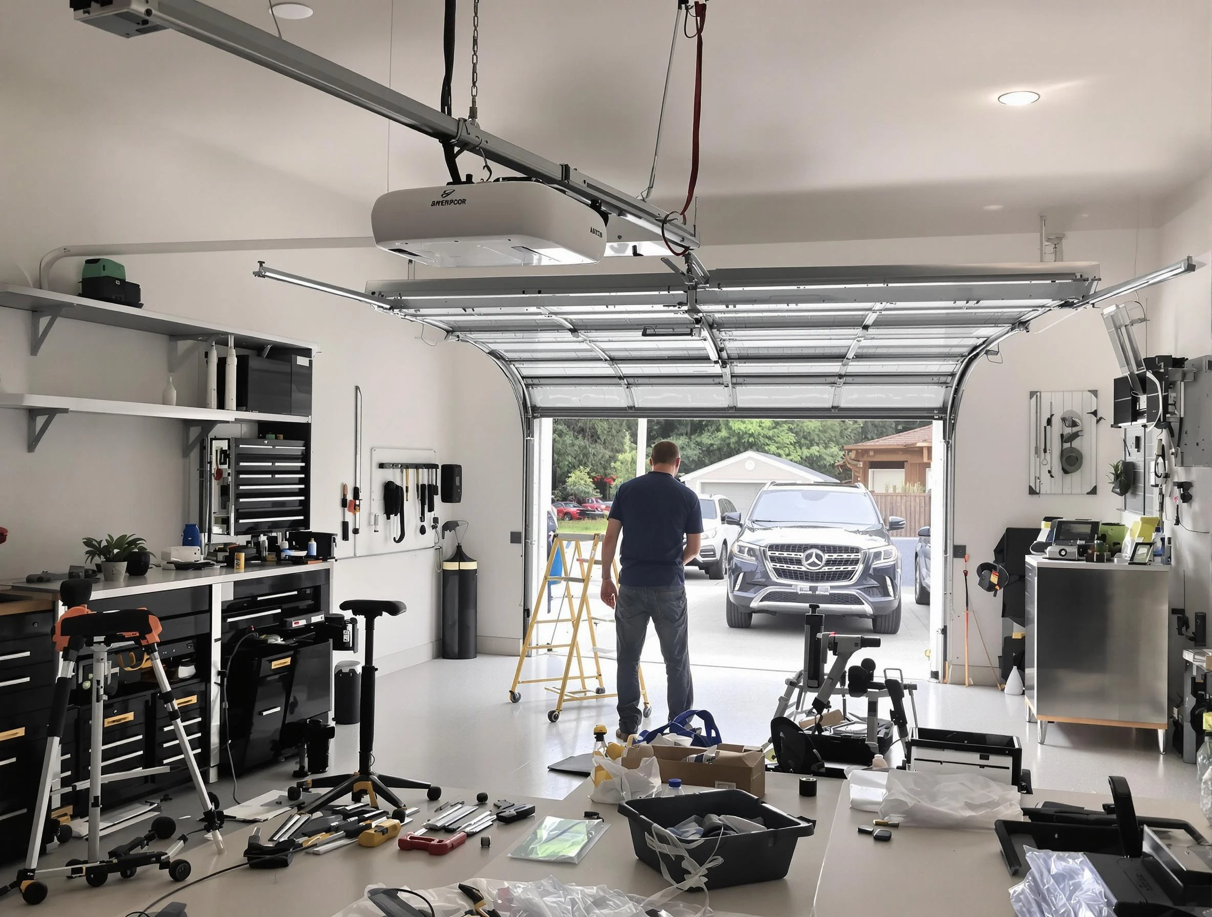 Garage door opener installation by Bernards Garage Door Repair in Bernards